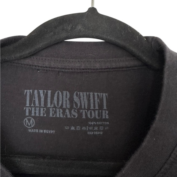Taylor Swift The Eras Tour Tee Shirt Size medium Official Merchandise Black - Picture 4 of 5